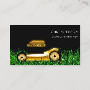 Rasenpflege Grasschneiden Lux Visitenkarte