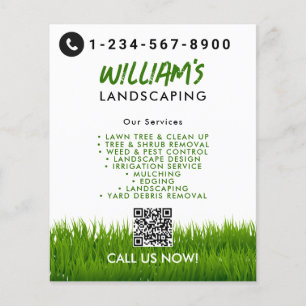 Rasenpflege Landscaping Mowing Cutting Services Flyer