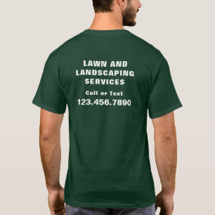 Rasenpflege Landscaping Service Business Advertisi T-Shirt