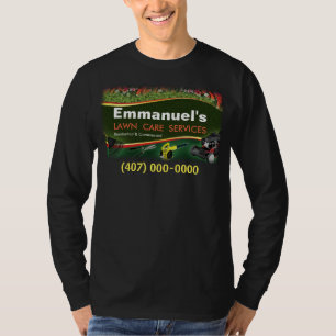 Rasenpflege Landschaftsgräser Langschläfer Shirt