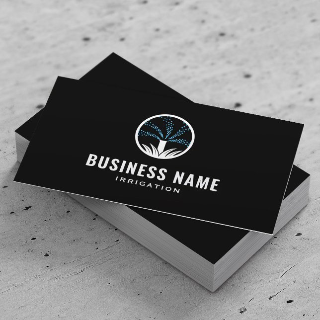 Rasenpflege Sprinkler & Bewässerung Landschaften S Visitenkarte (Von Creator hochgeladen)