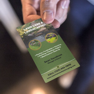 Rasenpflege und Landschaften Visitenkarte