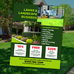 Rasenpflege und Landschaftsbetrieb Flyer<br><div class="desc">Mit unserem Premium Lawn Care und Landscaping Business Flyer präsentieren wir Ihnen die exzellente Leistung Ihres Hauses! Lassen Sie sich von einem Flyer mit Rasen- und Landschaftsgestaltung beeindrucken,  der Bände über Ihr Engagement für Exzellenz spricht! Alle Bilder und Texte sind für die Werbung Ihrer Marke individuell einstellbar.</div>