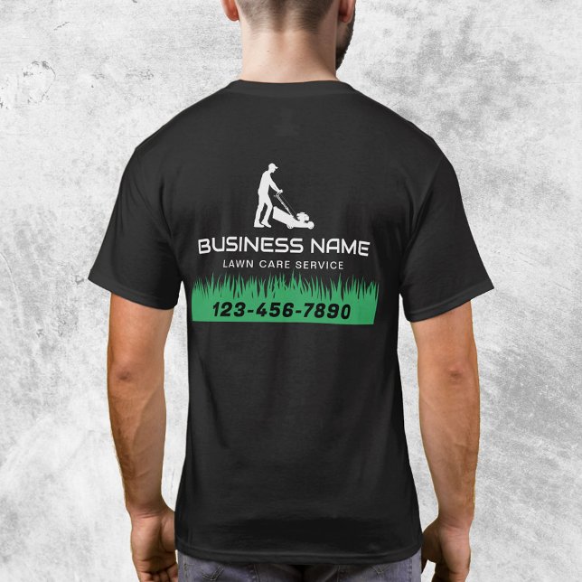Rasenpflege und Landschaftsschutzmäher Schwarz T-Shirt (Von Creator hochgeladen)