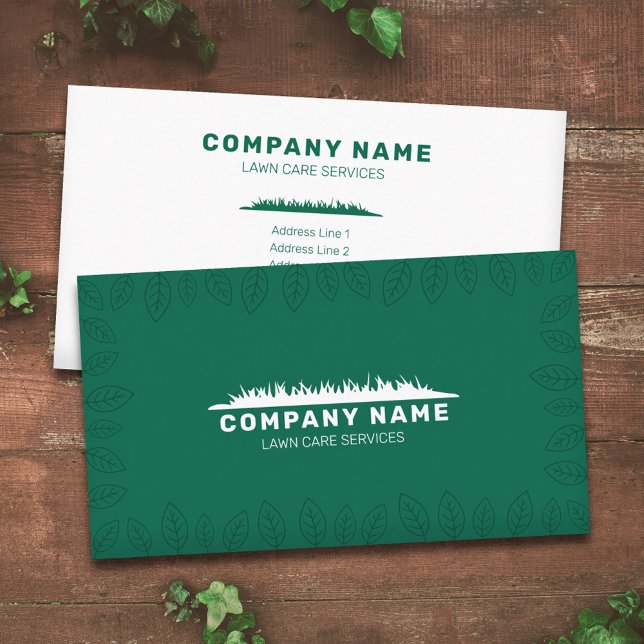 Rasenpflege Visitenkarte (Lawn Care Services Business Card)