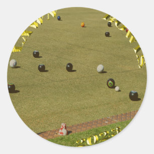 Rasenschalen 2023 Gold Coin, Round Stickers