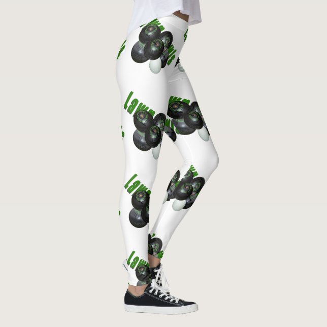 Rasenschalen und Logo, Leggings (Rechts)