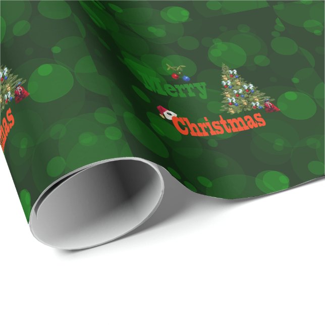 Rasenschalen, Weihnachtswaschpapier Geschenkpapier (Rolleneckpunkt)