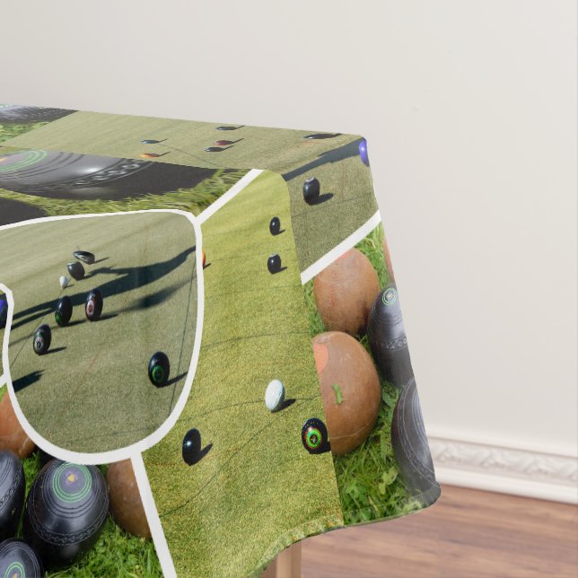 Rasenschüsseln mit fünf Bildern, Tablecloth Tischdecke (Beispiel)