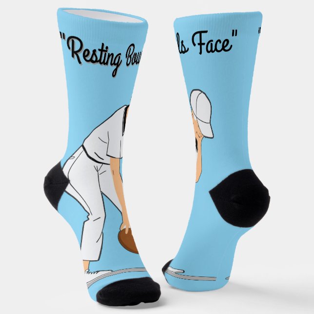 Rasenschüsseln: Ruhige Schüsseln Socken (Gewinkelt)