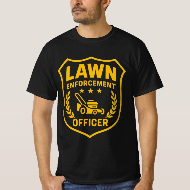 Rasenvollzugsbeamter T-Shirt (Vorderseite)