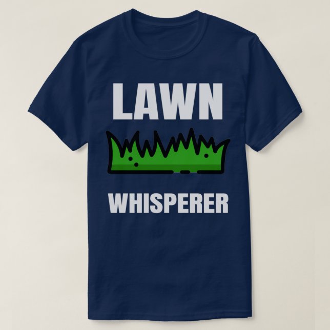 Rasenwhisperer Gartenmäher Rasenmäher Funny (3) T-Shirt (Design vorne)
