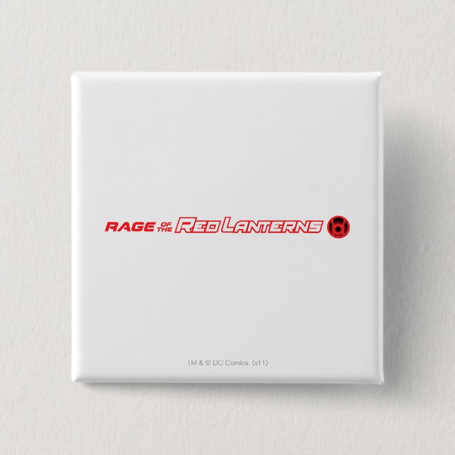 Raserei der roten Laternen Button (Vorderseite)