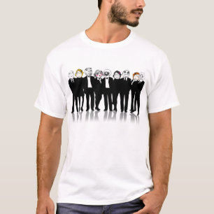 Raserei-Gesichts-Gruppe Meme Shirt