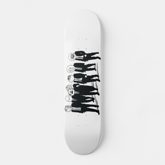 Raserei-Gruppen-Skateboard Skateboard (Vorderseite)