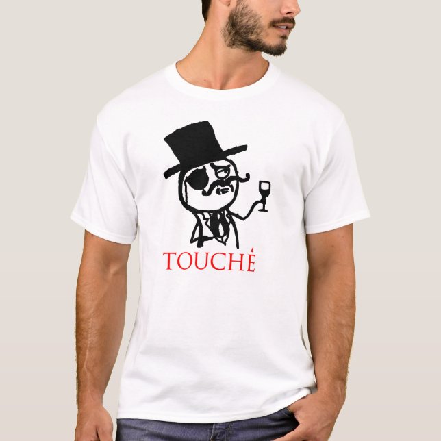 RASEREI meme touche Gesicht T-Shirt (Vorderseite)