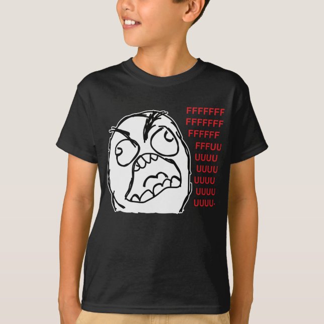 Raserei-Typ fuuu fuuuu T-Shirt (Vorderseite)