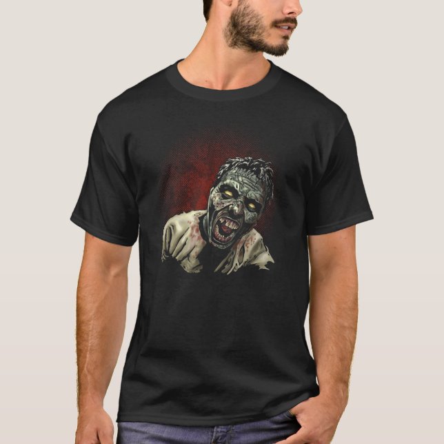 Raserei-Zombie T-Shirt (Vorderseite)