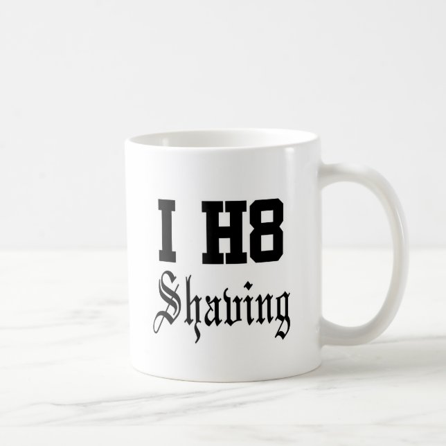 Rasieren Kaffeetasse (Rechts)