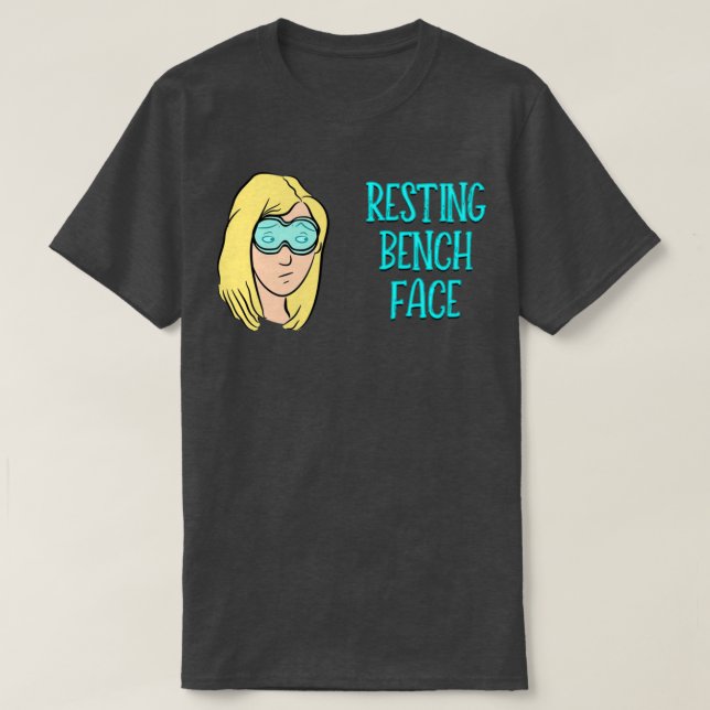 Rasierende Balkenfläche T-Shirt (Design vorne)