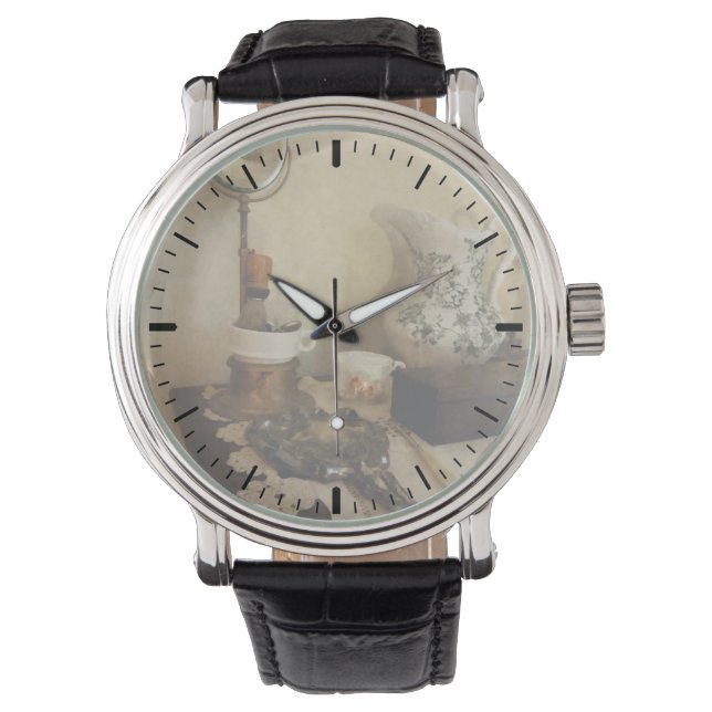 Rasierende Tasse Armbanduhr (Vorderseite)