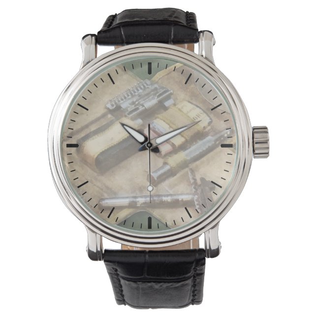 Rasierkit Armbanduhr (Vorderseite)