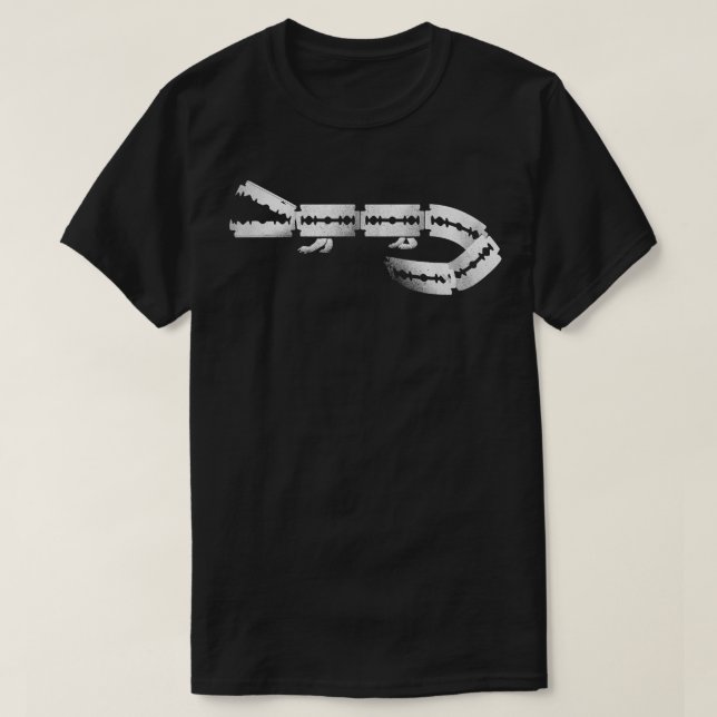 Rasierkrokodil T-Shirt (Design vorne)
