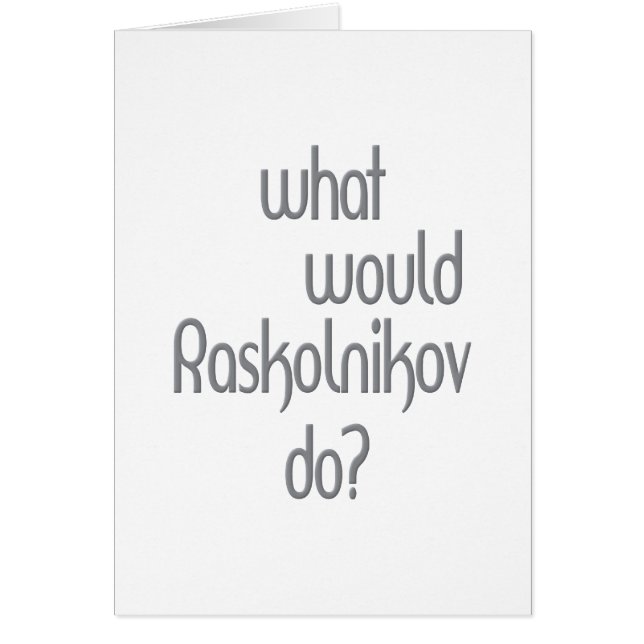 Raskolnikov (Vorne)