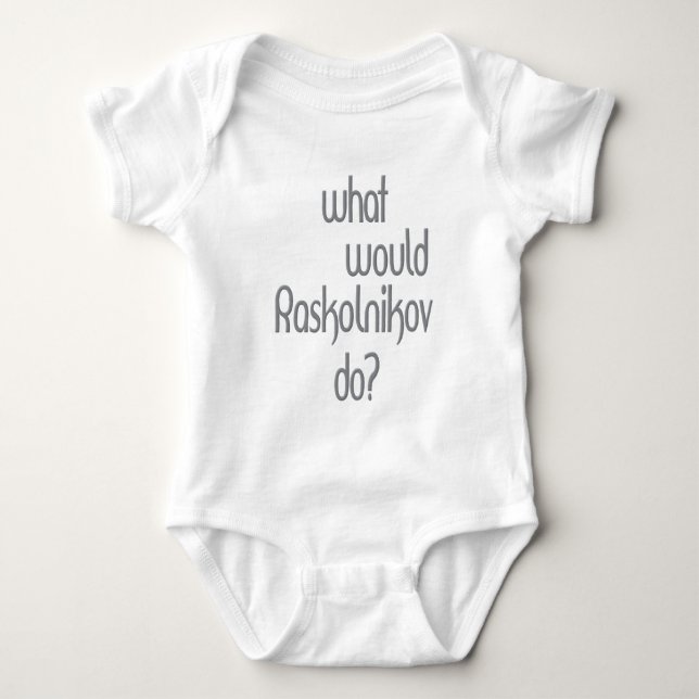 Raskolnikov Baby Strampler (Vorderseite)