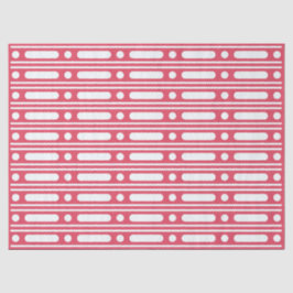Raspberry Bone Inlay Dots Border Decoupage Paper Seidenpapier