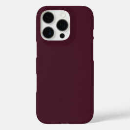 Raspberry Burgundy, Solid Burgundy iPhone 16 Pro Hülle