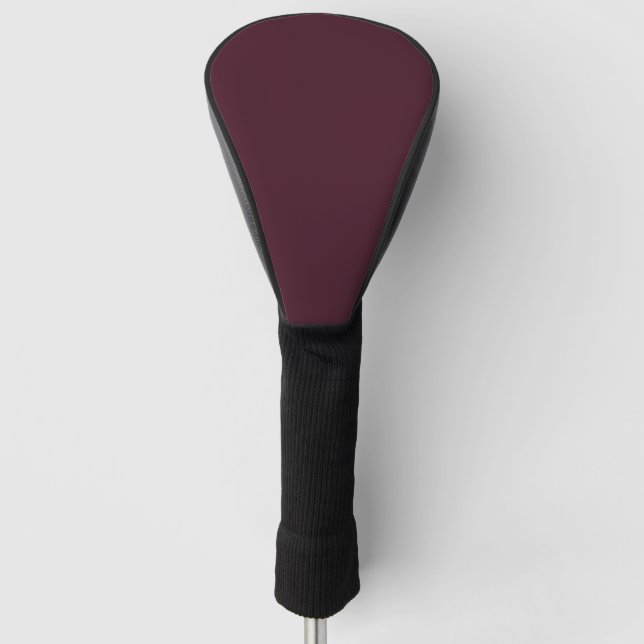 Raspberry Burgundy | Solid Burgundy Golf Headcover (Vorderseite)