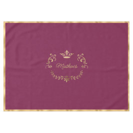 Raspberry Crown Wappen Personalisiert Tischdecke