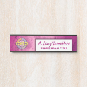 Raspberry Hot Pink Beruflich Creative Office Türschild