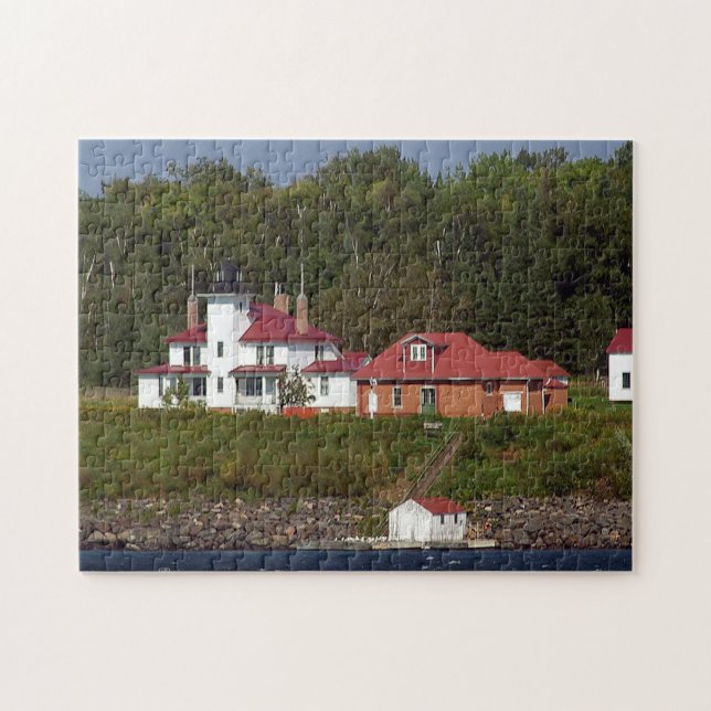 Raspberry Island Lighthouse 2 Puzzle (Horizontal)