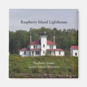 Raspberry Island Lighthouse-Magnet Magnet