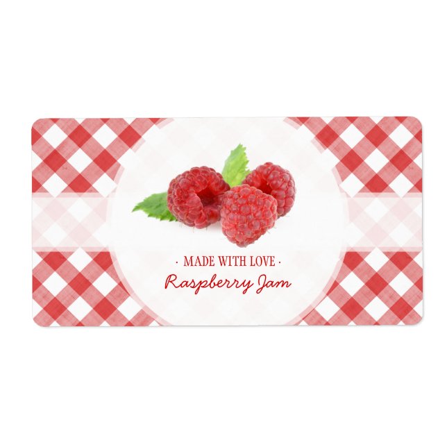 Raspberry-Jam-Label (Vorne)