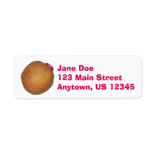 Raspberry Jelly gefüllt Donut Donuts Labels