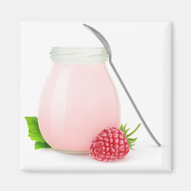 Raspberry-Jogurt Magnet (Vorne)