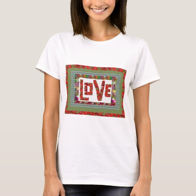 RASPBERRY Liebe: Ideal romantisches Geschenk T-Shirt (Vorderseite)
