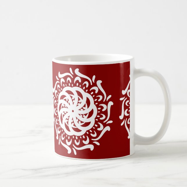 Raspberry Mandala Tasse (Rechts)