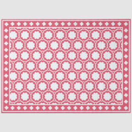 Raspberry Modern Bone Inlay Decoupage Paper Seidenpapier