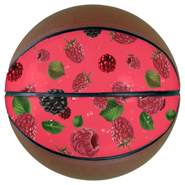 Raspberry Pattern Basketball (Vorderseite)
