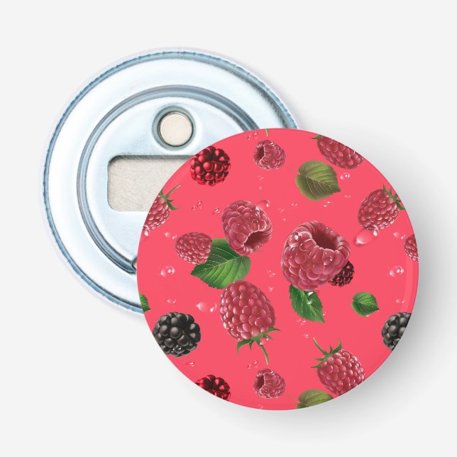 Raspberry Pattern Flaschenöffner (Vorderseite)