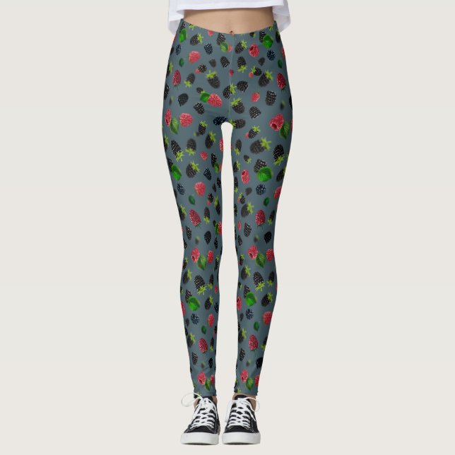 Raspberry Pattern Leggings (Vorderseite)