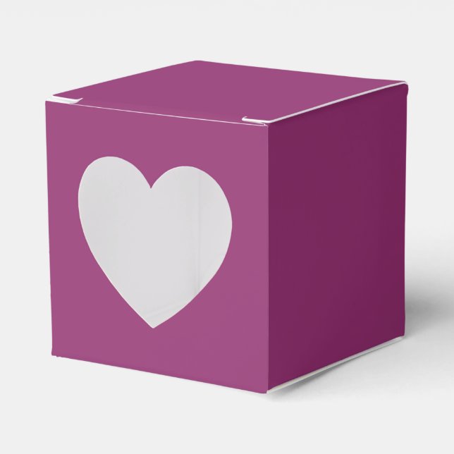 Raspberry Red Favor Box Geschenkschachtel (Vorderseite)