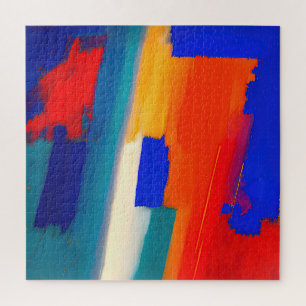 "Raspberry Rhapsody" Abstrakte Kunst Puzzle