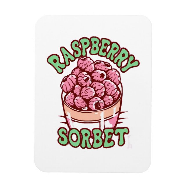 Raspberry Sorbet Magnet (Vertikal)