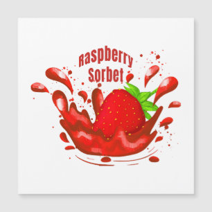 Raspberry Sorbet Magnetkarte