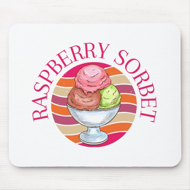 Raspberry Sorbet Mousepad (Vorne)